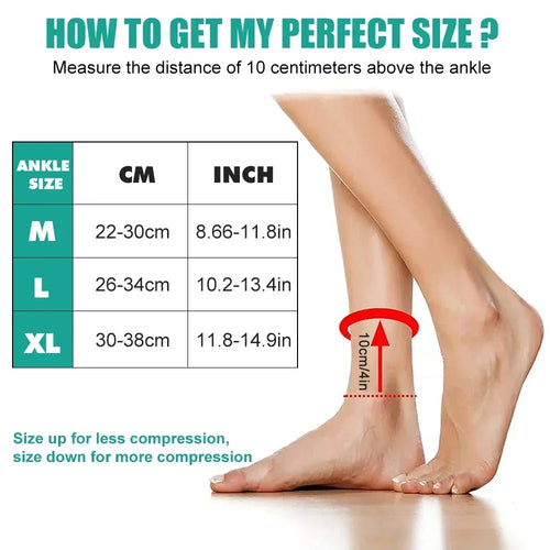 1Pc Achilles Tendon Support Brace, Plantar Fasciitis Sock, Ankle Compression Sleeve for Running, Tendonitis and Flat Feet Relief