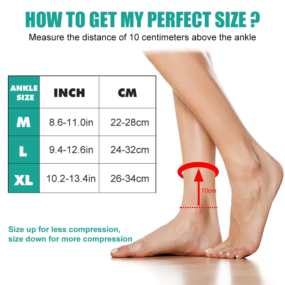 1Pcs Ankle Guard Silicone Ankle Protector Plantar Fasciitis Splint Comfy Brace Soccer Ankle Brace Achilles Tendonitis Brace