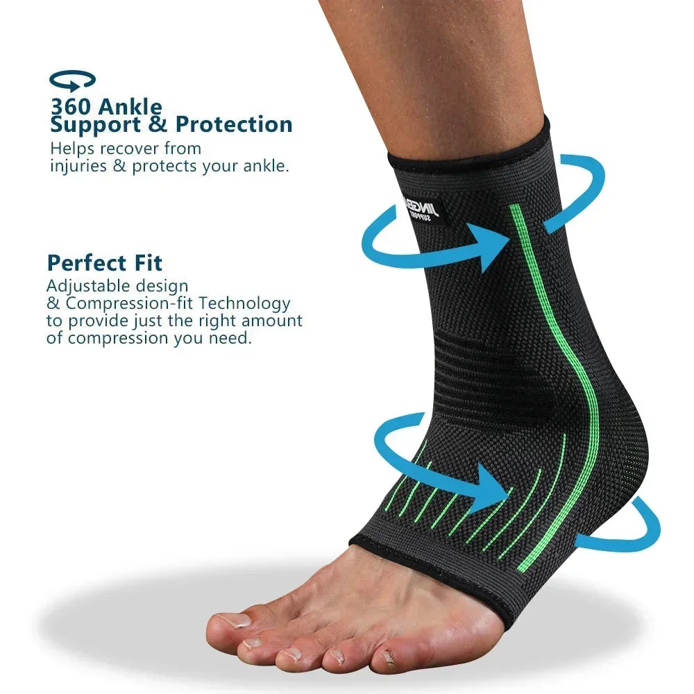 1Pc Achilles Tendon Support Brace, Plantar Fasciitis Sock, Ankle Compression Sleeve for Running, Tendonitis and Flat Feet Relief